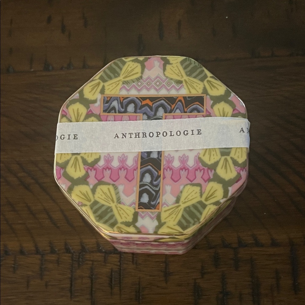 Anthropologie Multicolor Patterned Tin